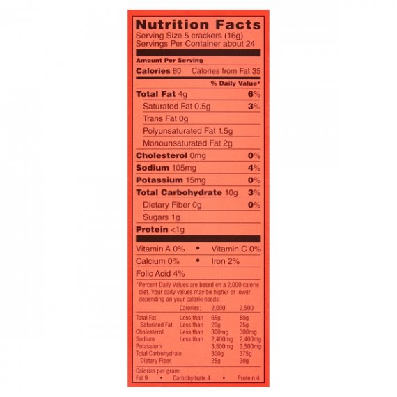 Great Value Baked Buttery Round Crackers, 13.7 Oz., 4 image