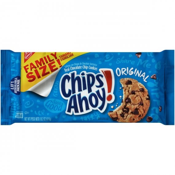 Nabisco Chips Ahoy! Original Chocolate Chip Cookies, 18.2 Oz.