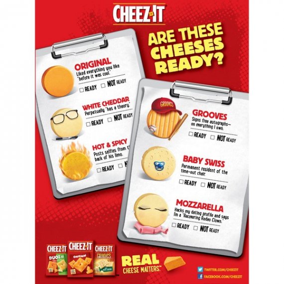 Cheez-It Baked White Cheddar Snack Crackers, 12.4 Oz., 3 image
