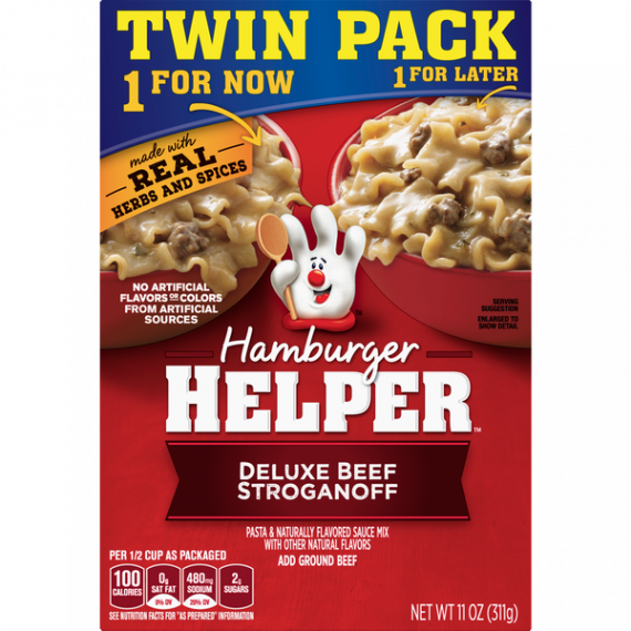 Hamburger Helper Deluxe Beef Stroganoff Twin Pack, 11.0 OZ, 4 image
