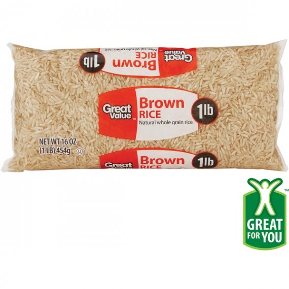 Great Value Brown Rice, 16 oz