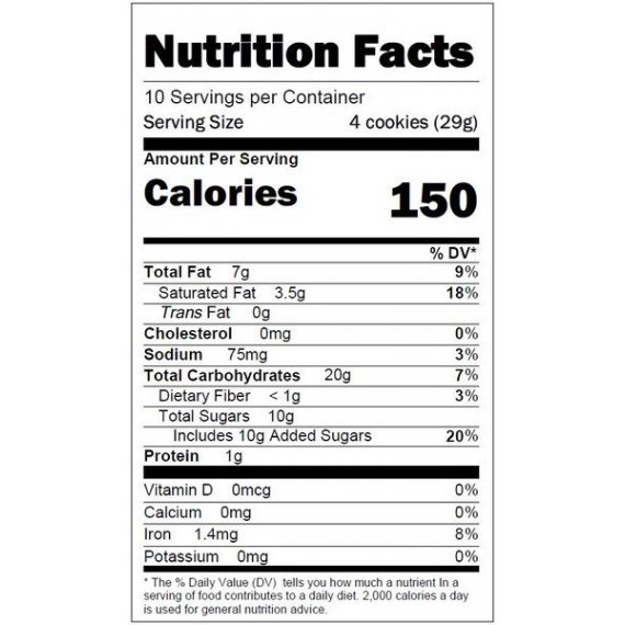 Great Value Fudge Mint Cookies, 10 Oz., 2 image