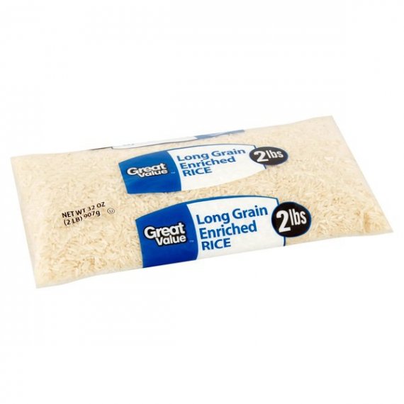 Great Value Long Grain Enriched Rice, 32 oz, 2 image