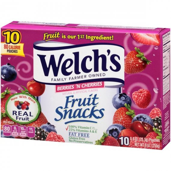 Welch's Berries 'N Cherries Fruit Snacks, 8 Oz., 10 Count, 3 image