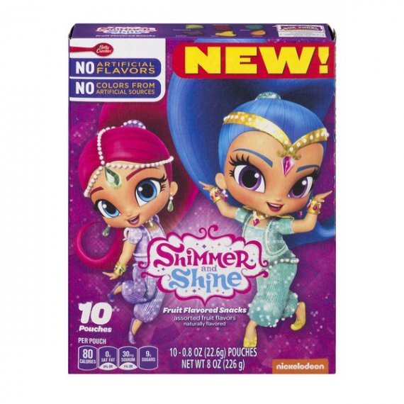 Shimmer & Shine Fruit Flavored Snacks 10Ct Carton 10 ct 8 oz