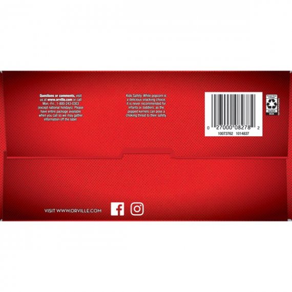 Orville Redenbacher's Tender White Popcorn, 3.28 Oz., 12 Count, 6 image