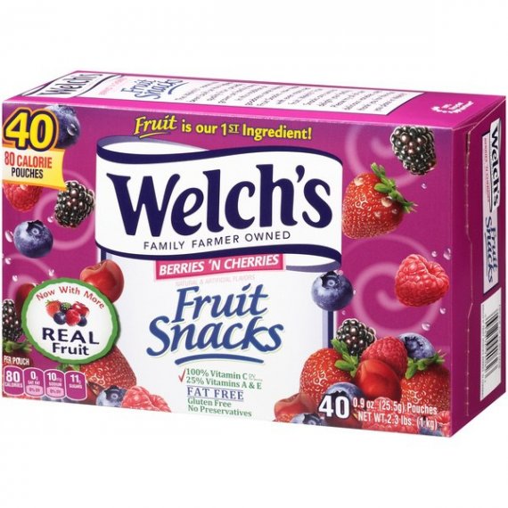 Welch's® Berries 'n Cherries Fruit Snacks 40-0.9 oz. Box, 7 image