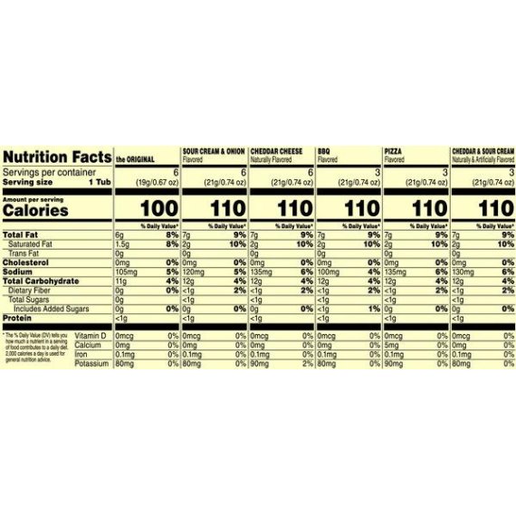 Pringles Potato Chips Variety Pack, 19.5 Oz., 27 Count, 7 image