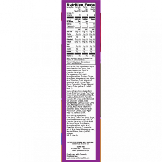 Fruit Roll-Ups, Fruit By The Foot and Gushers 24 ct 9.96 oz, 7 image