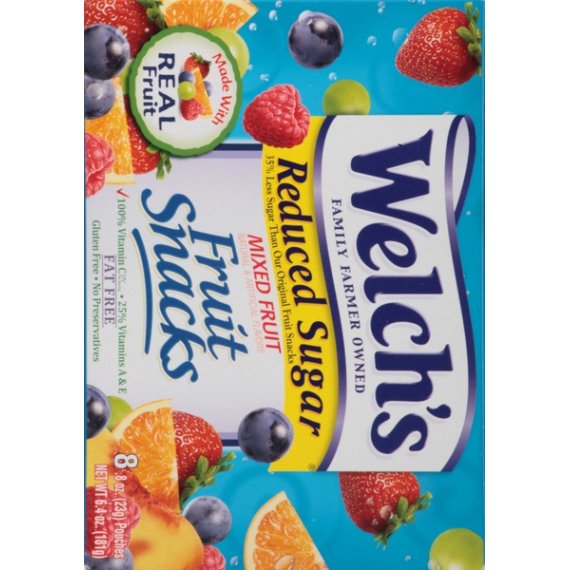 Welch's Reduced Sugar Mixed Fruit Snacks, 8 Oz., 9 image