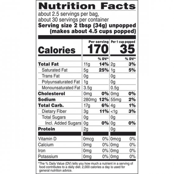 Orville Redenbacher's Tender White Popcorn, 3.28 Oz., 12 Count, 12 image