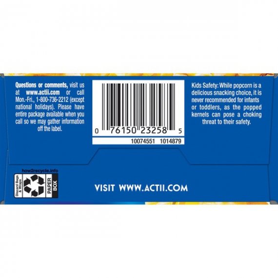 ACT II Butter Lovers Microwave Popcorn, 2.75 Oz., 3 Bag, 6 image