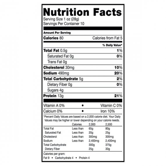 Great Value Original Beef Jerky Value Pack, 10 Oz., 2 image