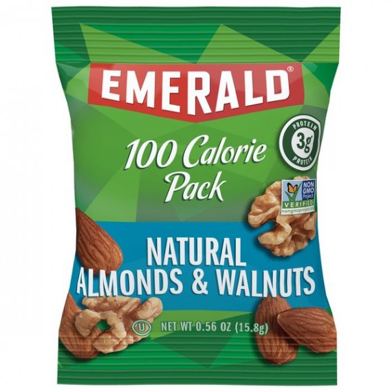 Emerald Nuts Natural Walnuts and Almonds, 100 Calorie Packs, 10 Ct, 3 image