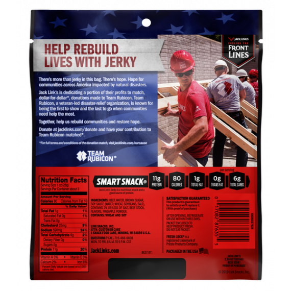 Jack Links Beef Jerky, Teriyaki, 2.85oz, 2 image