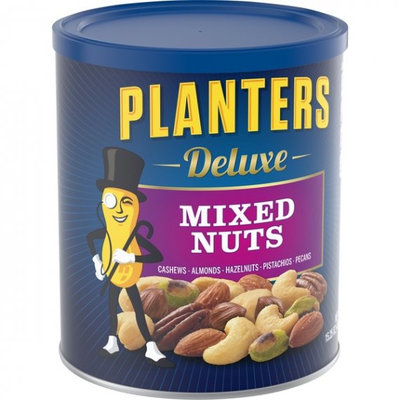 Planters Deluxe Mixed Nuts With Hazelnuts, 15.25 Ounce Canister, 3 image