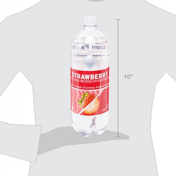 Clear American Sparkling Water, Strawberry, 33.8 fl oz, 5 image