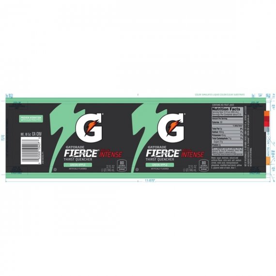 Gatorade Fierce Green Apple Drink, 32 Fl. Oz., 3 image