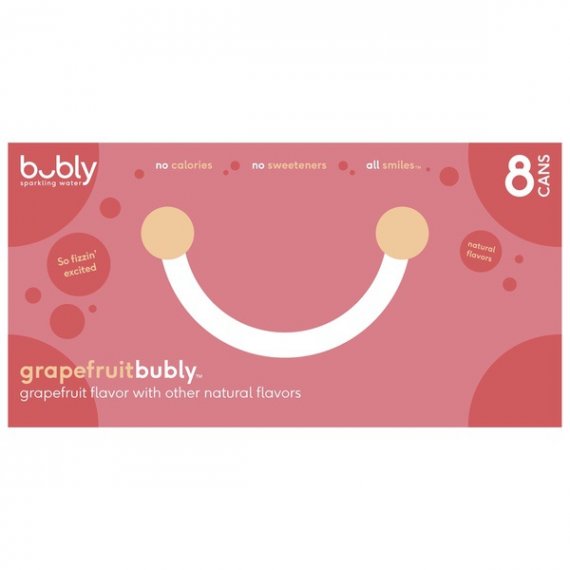 bubly Grape Fruit Sparkling Water, 12 oz Cans, 8 Count, 6 image