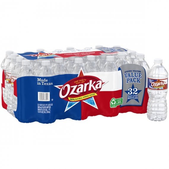 Ozarka Natural Spring Water Value Pack, 16.9 Fl. Oz., 32 Count, 6 image