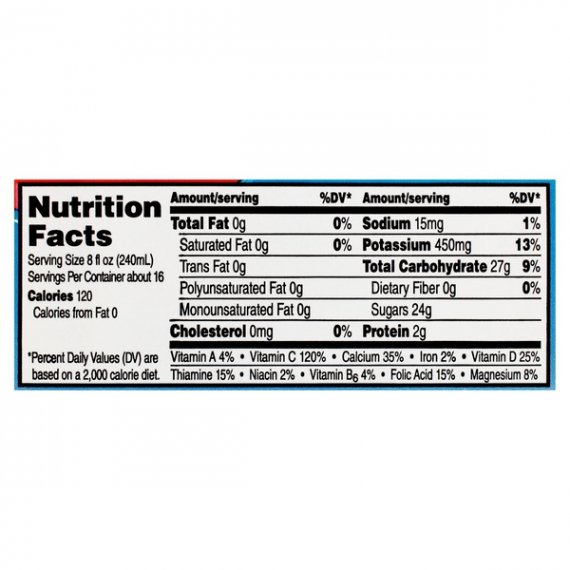 Great Value 100% Orange Juice, 1 gal, 4 image