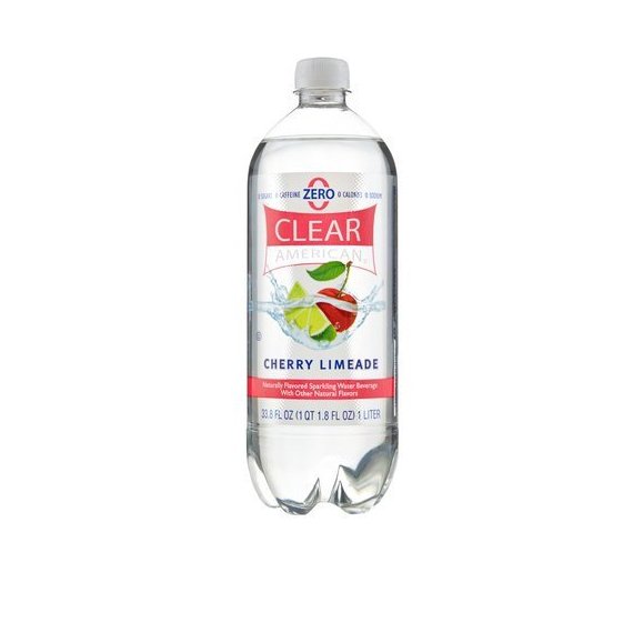 Clear American Cherry Limeade Sparkling Water, 33.8 Fl. Oz.