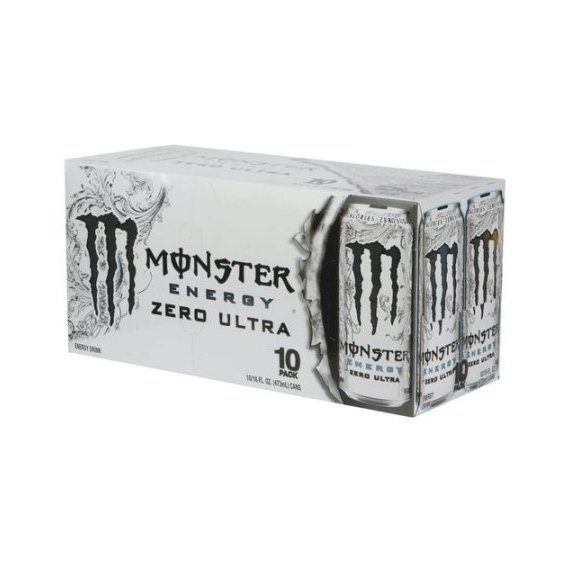 Monster Zero Ultra Energy Drink, 16 Fl. Oz., 10 Count, 5 image