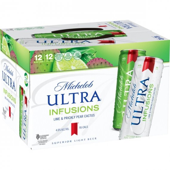 Michelob Ultra® Lime Cactus Light Beer, 12 Pack 12 fl. oz. Cans