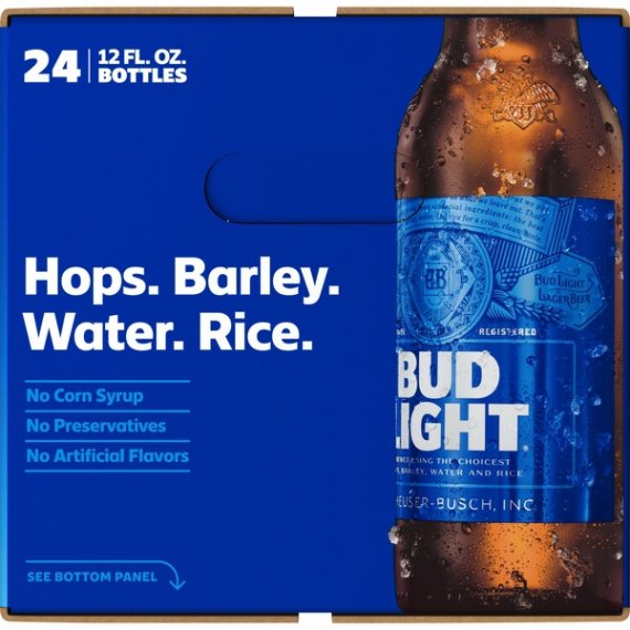 Bud Light® Beer, 24 Pack 12 fl. oz. Bottles, 6 image