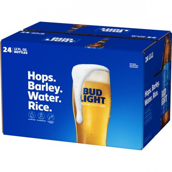 Bud Light® Beer, 24 Pack 12 fl. oz. Bottles, 2 image