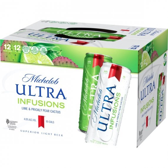 Michelob Ultra® Lime Cactus Light Beer, 12 Pack 12 fl. oz. Cans, 2 image