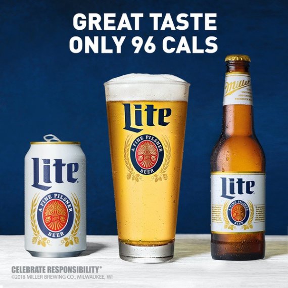 Miller Lite Beer, American Lager, 12 Pack, 8 fl. oz. Cans, 4.2% ABV, 2 image