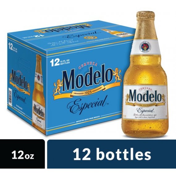 Modelo Especial Mexican Import Beer, 12 pk 12 fl oz Bottles, 4.4% ABV