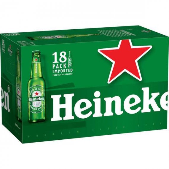 Heineken Lager, 18 pack, 12 fl oz bottles, 3 image