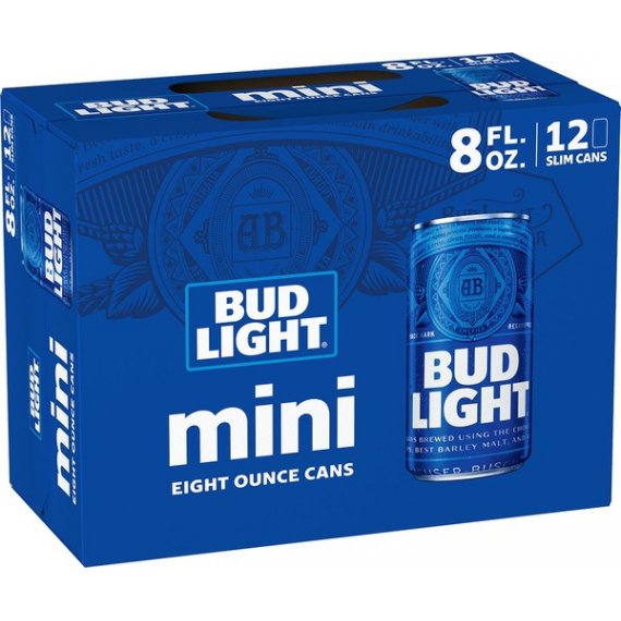 Bud Light® Minis Beer, 12 pack 8 fl. oz. Cans, 2 image