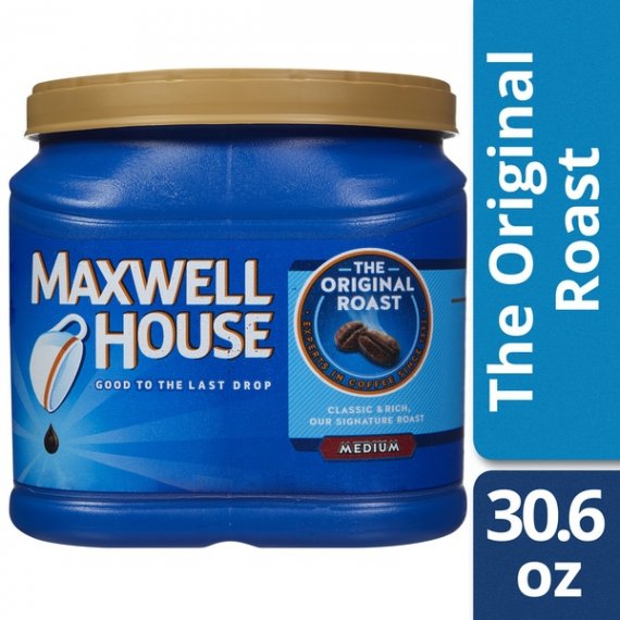 Maxwell House Original Roast Ground Coffee, Caffeinated, 30.6 Ounce Can