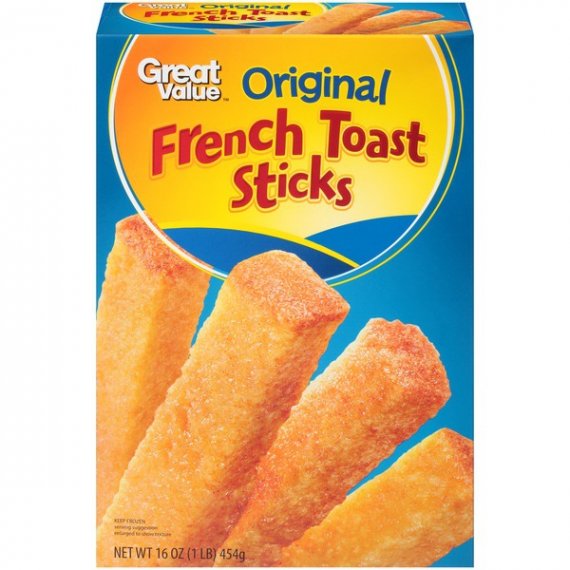 Great Value Original French Toast Sticks, 16 oz, 4 image