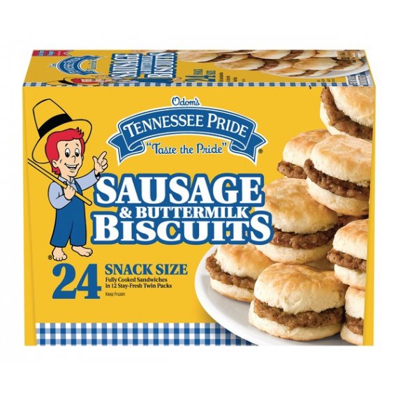Odom's Tennessee Pride Sausage & Buttermilk Biscuits, 24 Count