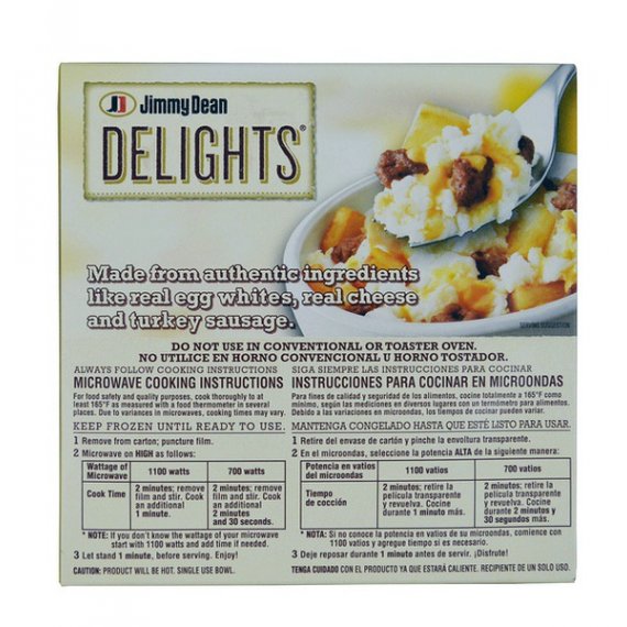Jimmy Dean Delights® Turkey Sausage Breakfast Bowl, 7 oz., 2 image