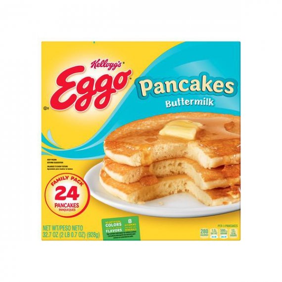 Kellogg's Eggo Frozen Buttermilk Pancakes Easy Breakfast 32.7 Oz 24 Ct, 2 image