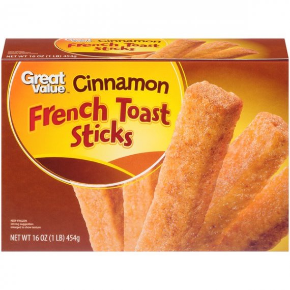 Great Value Cinnamon French Toast Sticks, 16 oz, 2 image