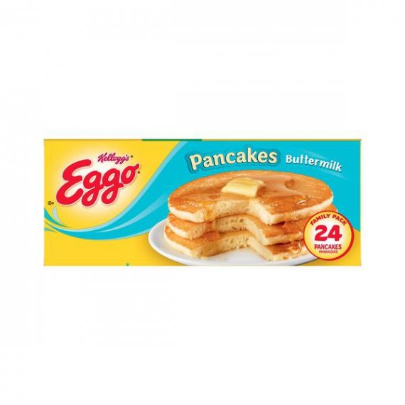 Kellogg's Eggo Frozen Buttermilk Pancakes Easy Breakfast 32.7 Oz 24 Ct, 8 image