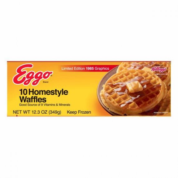 Kellogg's Eggo Homestyle Waffles Eassy Breakfast 12.3 Oz 10 ct Box, 9 image
