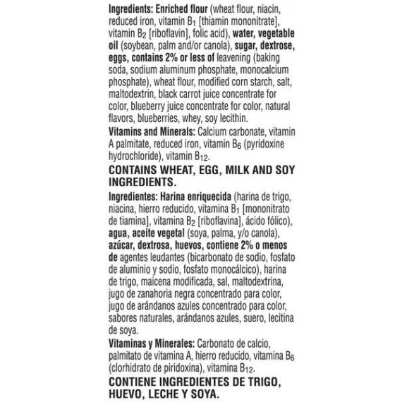 Kellogg's Eggo Frozen Blueberry Waffles Easy Breakfast 12.3 Oz 10 Ct, 10 image