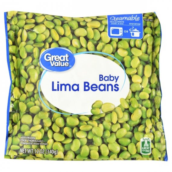 Great Value Frozen Baby Lima Beans, 12 oz