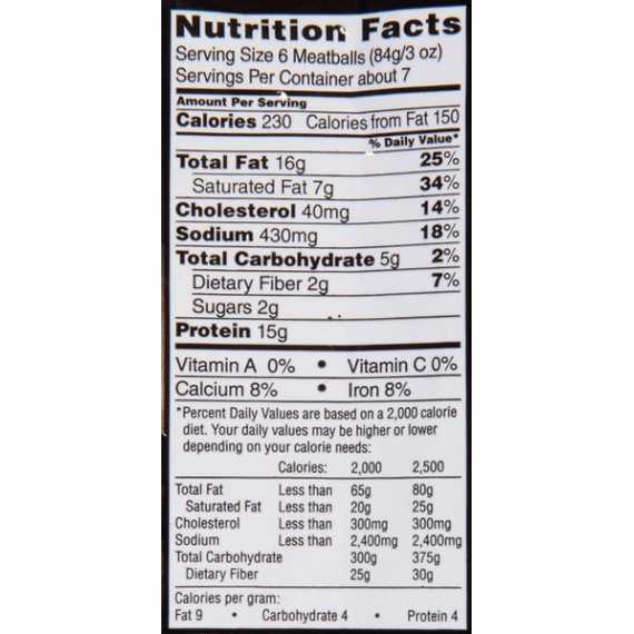 Sam's Choice™ Premium Angus Meatballs 20 oz. Bag, 8 image