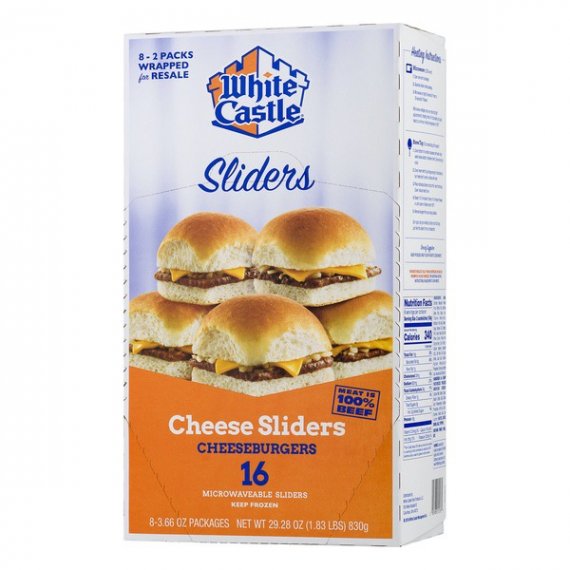 White Castle Sliders Cheeseburgers, 3.66 OZ, 3 image