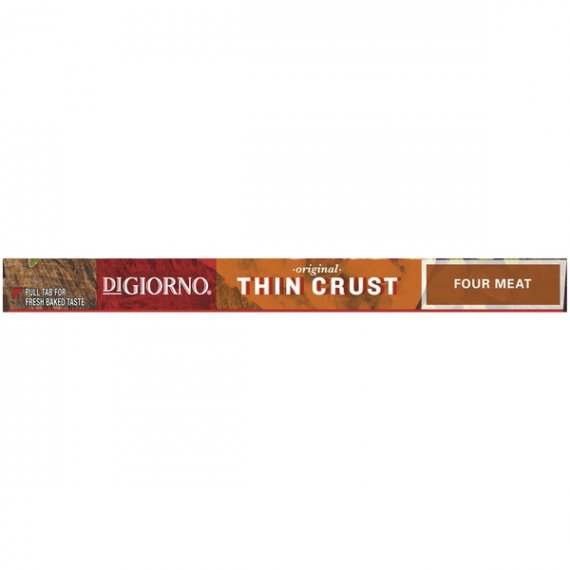 DIGIORNO Original Thin Crust Four Meat Frozen Pizza 23.4 oz. Box, 2 image