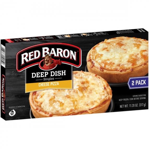 Red Baron® Deep Dish Singles Cheese Pizza 2 ct Box, 7 image