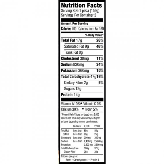 Red Baron® Deep Dish Singles Cheese Pizza 2 ct Box, 11 image